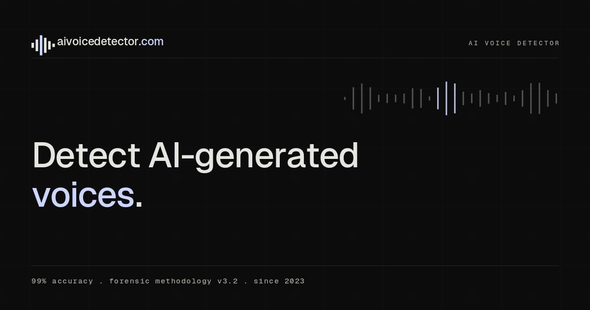 AI Voice Detector